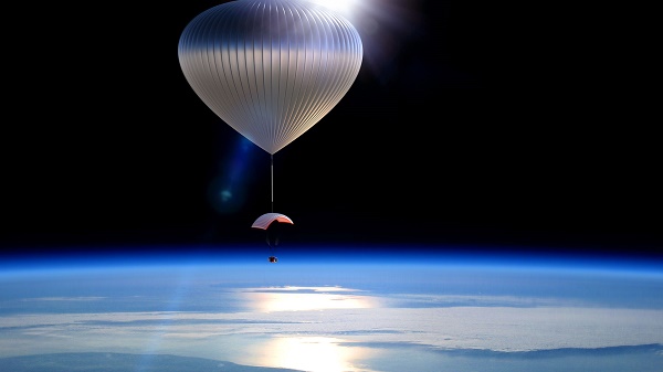  Ballon in der Stratosphäre