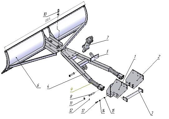  Blade layout