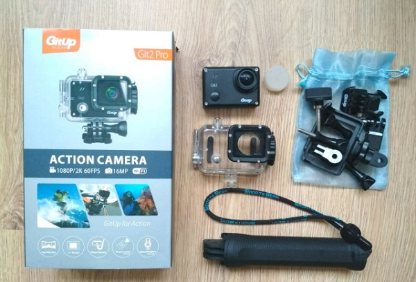  Disassembled action camera