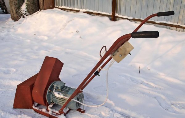  Homemade snow blower