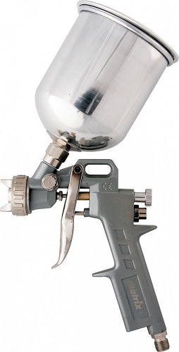  Spray gun with top tank