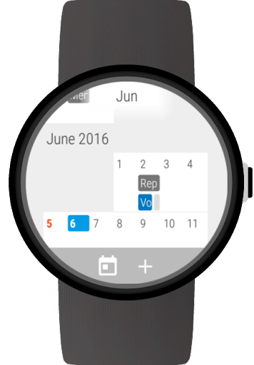  Calendar for Android Wear