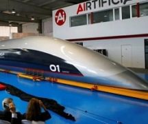  In Spain, a transport capsule is presented.