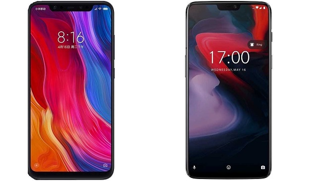  Xiaomi Mi 8 or OnePlus 6